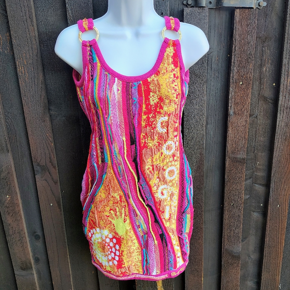 COOGI Hot Pink Mini Dress